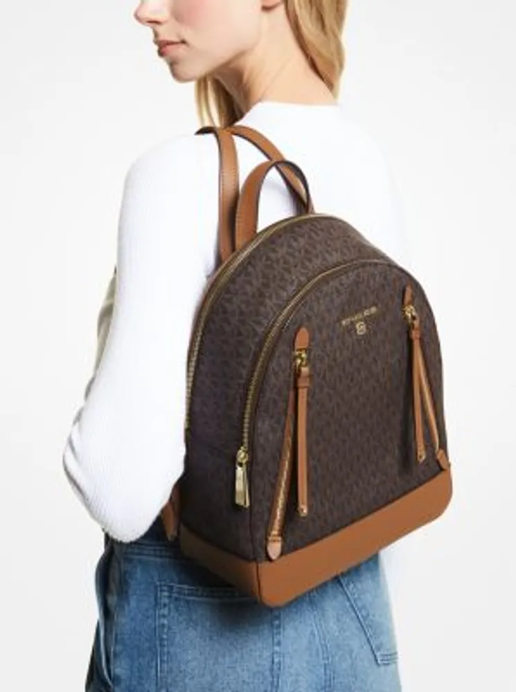 brooklyn medium pebbled leather backpack