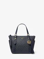 Sullivan Small Logo Top-Zip Tote Bag