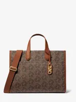 Gigi Large Empire Signature Logo Tote Bag