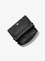 Bolso de mano Mona grande de piel saffiano