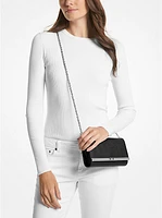 Bolso de mano Mona grande de piel saffiano