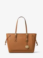 Voyager Crossgrain Leather Tote Bag