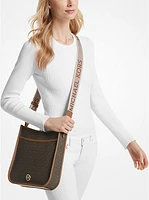 Luisa Large Signature Logo Messenger Bag