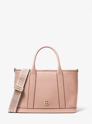 Luisa Medium Pebbled Leather Tote Bag
