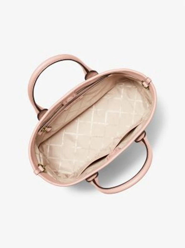 Luisa Medium Pebbled Leather Tote Bag