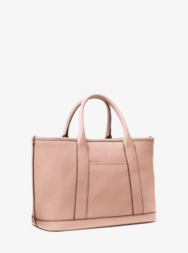 Luisa Medium Pebbled Leather Tote Bag