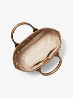 Bolso satchel Luisa mediano con logotipo