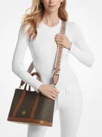 Luisa Medium Signature Logo Satchel