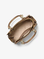Bolso satchel Marilyn mediano con logotipo exclusivo