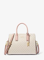 Laila Medium Signature Logo Satchel