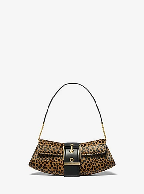 Colby Small Cheetah Print Calf Hair Convertible Clutch