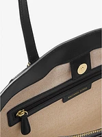 Taryn Large Cheetah Print Calf Hair and Leather Tote Bag