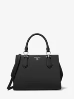 Marilyn Medium Saffiano Leather Satchel