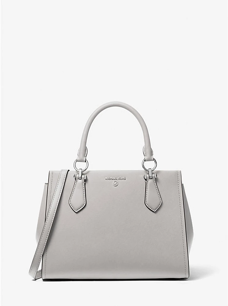 Bolso satchel Marilyn mediano de piel saffiano