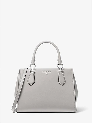 Bolso satchel Marilyn mediano de piel saffiano