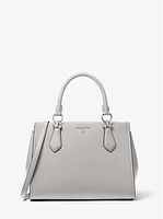 Bolso satchel Marilyn mediano de piel saffiano