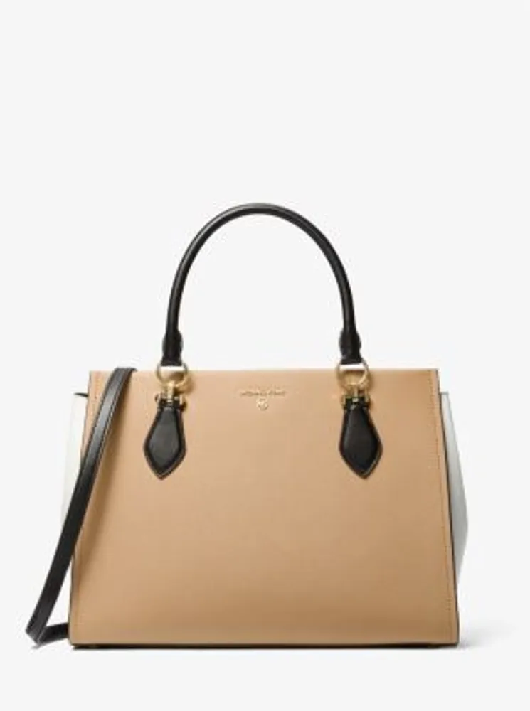 Cleo Small Saffiano Leather Satchel