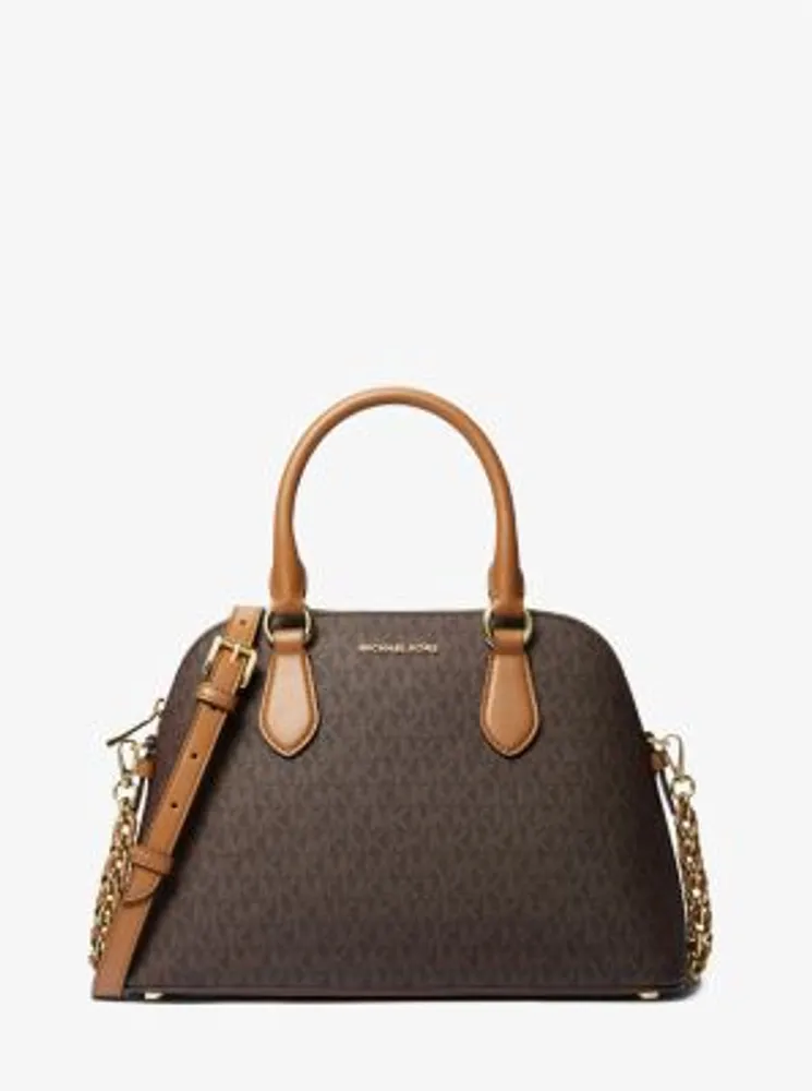 Veronica Medium Logo Dome Satchel