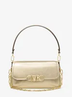 Parker Medium Metallic Leather Shoulder Bag