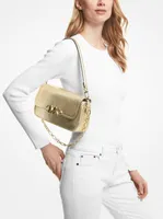 Parker Medium Metallic Leather Shoulder Bag