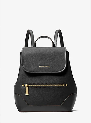 Harrison Medium Saffiano Leather Backpack