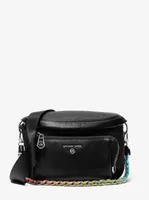 PRIDE Slater Medium Pebbled Leather Sling Pack