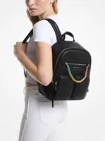 PRIDE Elliot Medium Pebbled Leather Backpack