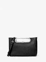 Chelsea Large Saffiano Leather Convertible Crossbody Bag