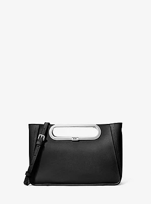 Chelsea Large Saffiano Leather Convertible Crossbody Bag