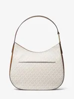 Kensington Large Signature Logo Hobo Shoulder Bag