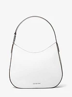 Kensington Large Pebbled Leather Hobo Shoulder Bag