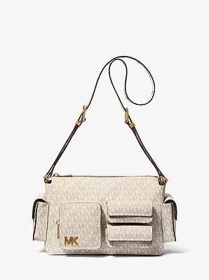 Dakota Medium Signature Logo Shoulder Bag