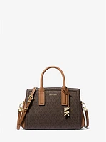 Laila Small Signature Logo Satchel