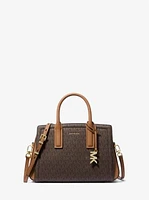 Laila Small Signature Logo Satchel