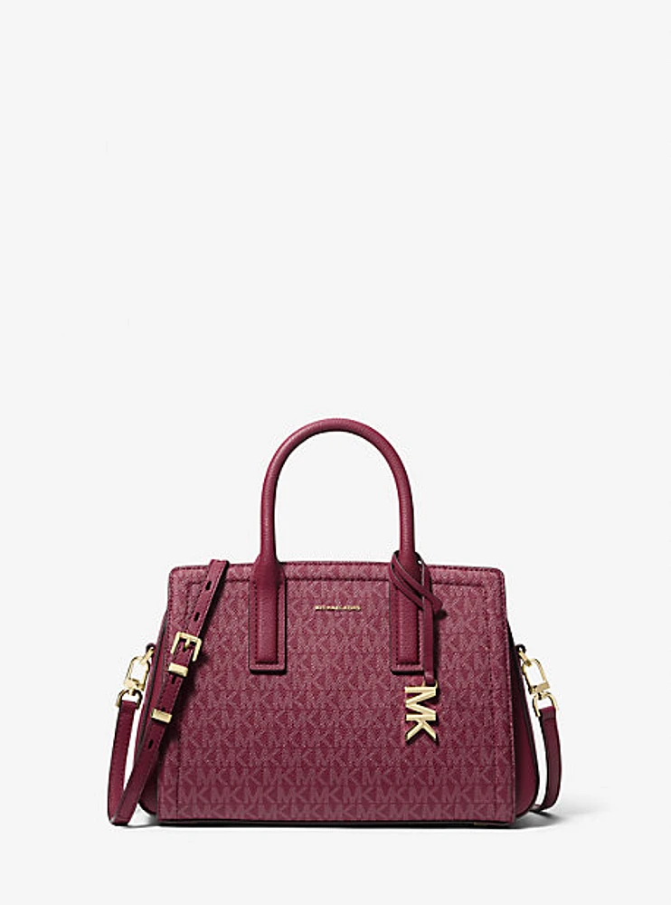 Laila Small Signature Logo Satchel