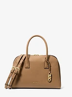 Bolso satchel Ashton mediano de piel granulada
