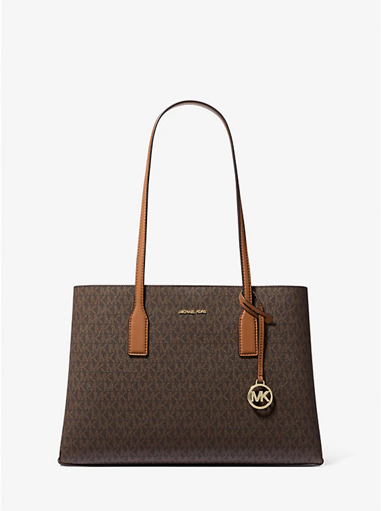 Ruthie Medium Signature Logo Tote Bag