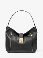 Addie Large Leather Shoulder Bag