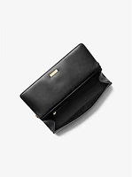 Carmine Medium Pebbled Leather Pochette