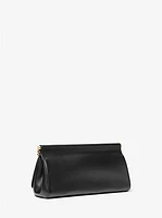 Carmine Medium Pebbled Leather Pochette