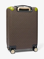 Striped Signature Logo Suitcase