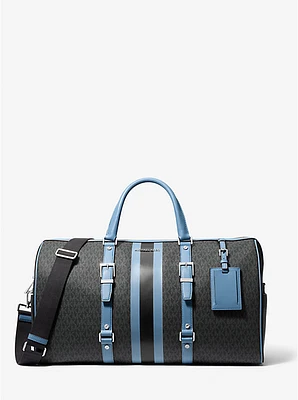 Bedford Extra-Large Signature Logo Striped Weekender Bag
