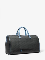 Bedford Extra-Large Signature Logo Striped Weekender Bag