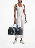 Bedford Extra-Large Signature Logo Striped Weekender Bag