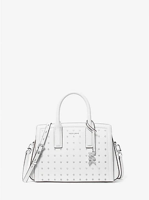 Laila Small Studded Leather Satchel
