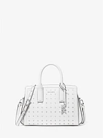 Laila Small Studded Leather Satchel