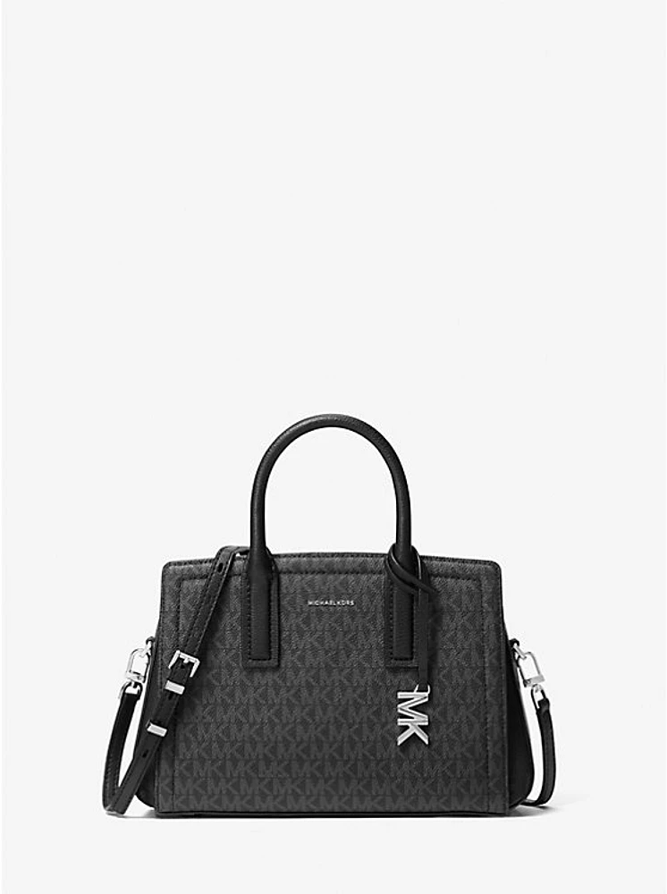 Laila Small Signature Logo Satchel