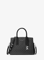 Laila Small Signature Logo Satchel