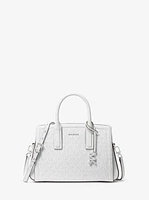 Laila Small Signature Logo Satchel