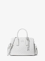 Laila Small Signature Logo Satchel